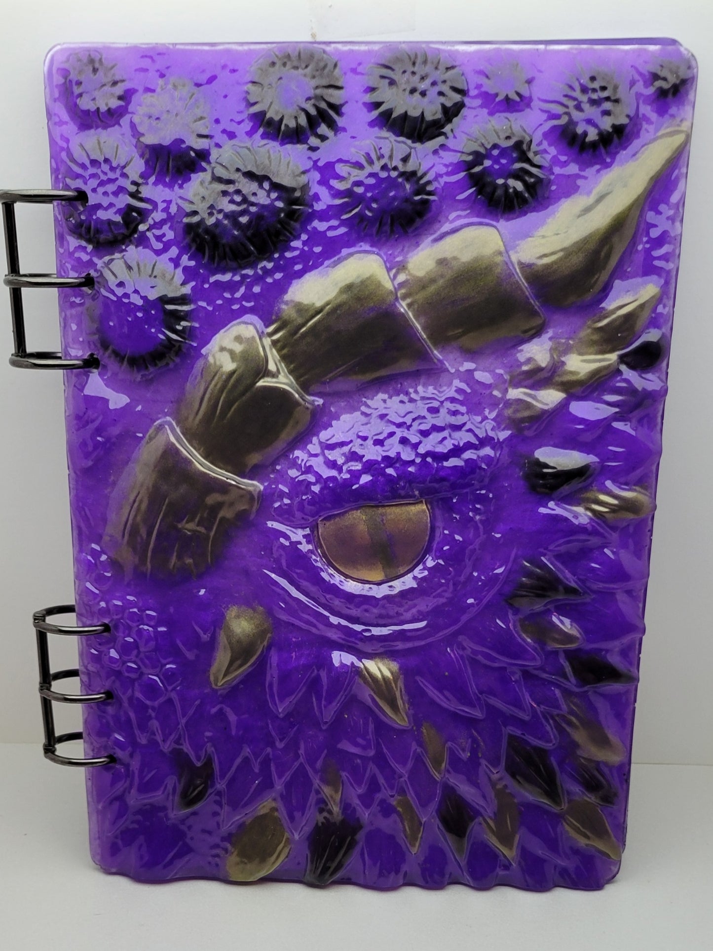 Electric Purple Dragon Notebook