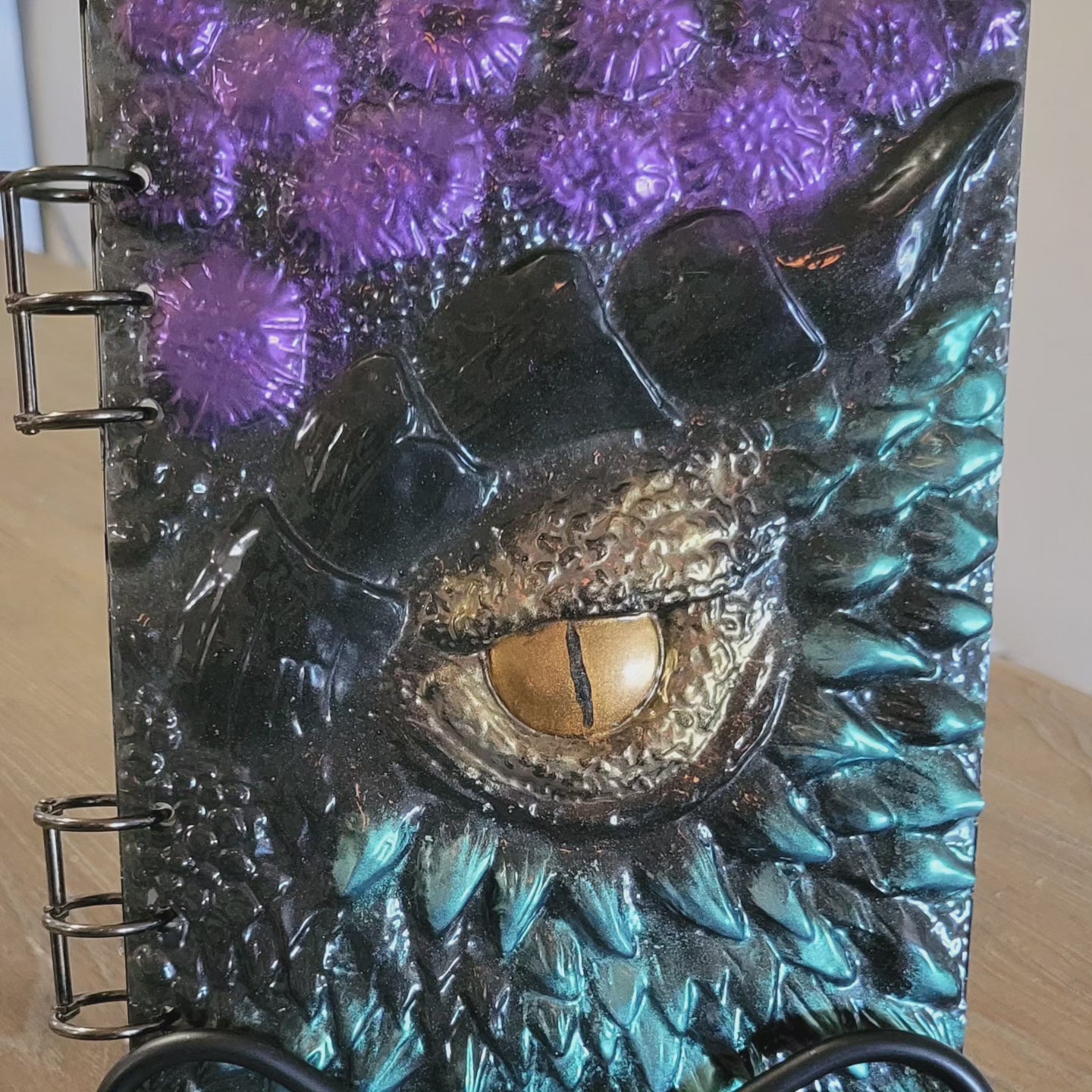 Black Base Dragon Notebook