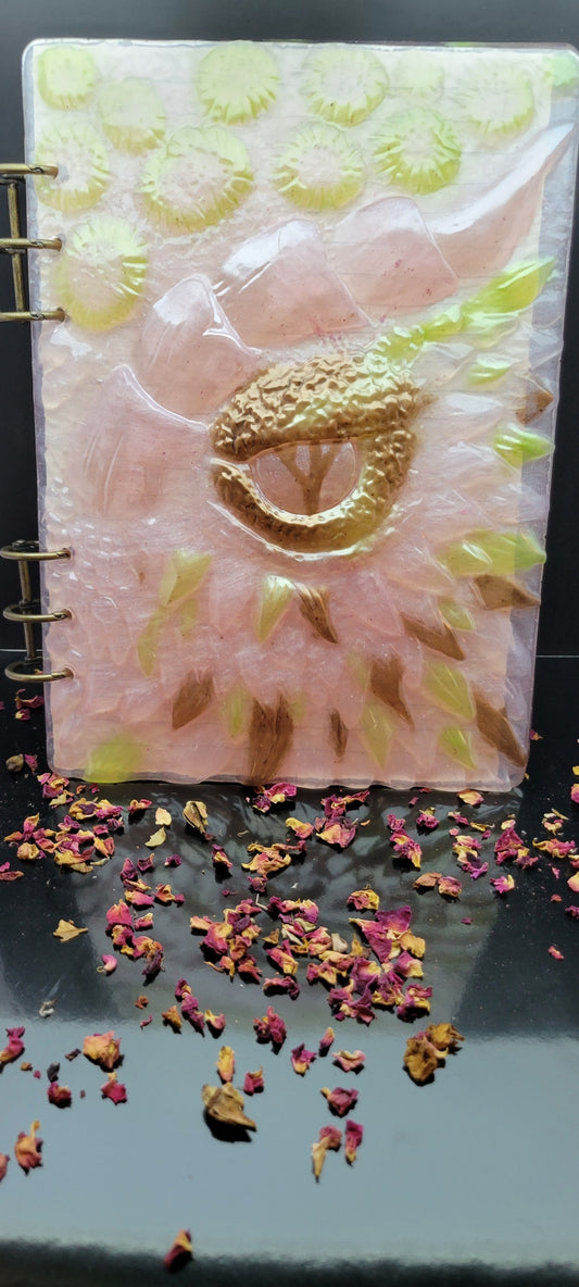 Pink Blossom Tree Dragon Notebook