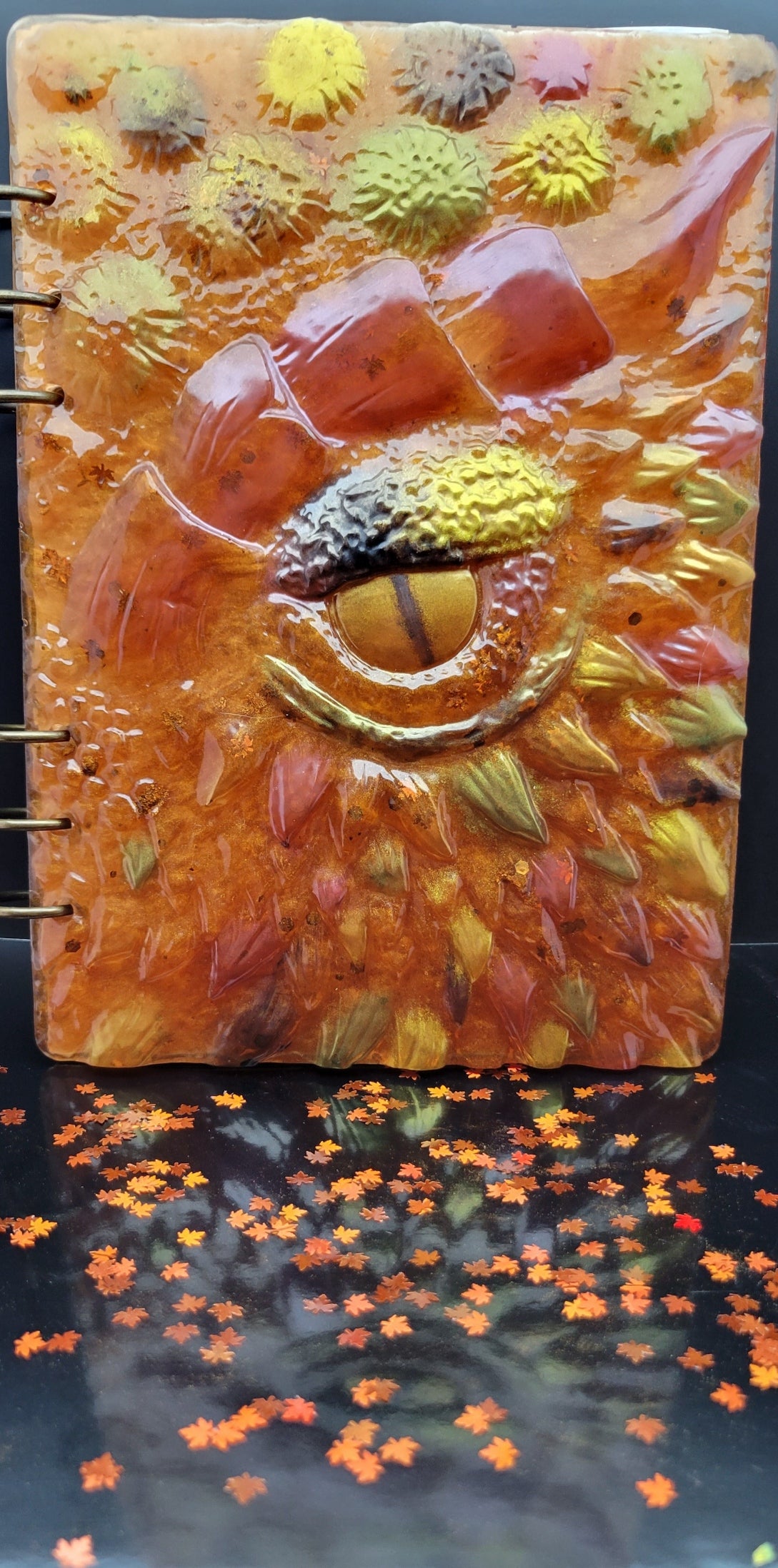 Vibrant Fall Dragon Notebook