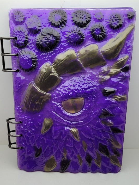 Electric Purple Dragon Notebook